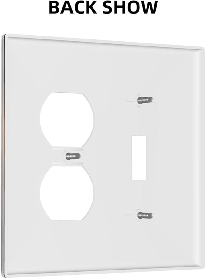 Decorative Art Light Switch Covers Wizard’s Hat & Spellbooks 2 Gang Single Toggle Duplex Combination Electrical Faceplate Switchplate Wall Plate for Home Decor