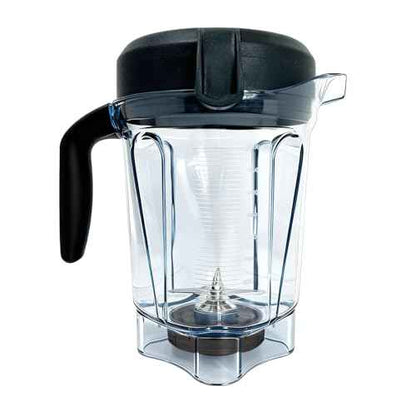 For Vitamix Blender Pitcher 64 oz Low-Profile Clear, Replacement Container for Vitamix 5300, 6500,750,7500, 5200, 6000, 6300,VM0102, VM0103, VM0197, G/Propel/Professional Series etc., 2-year warranty