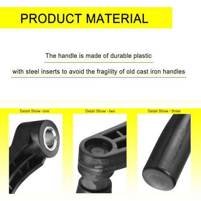 514007742 10601009A1 Drill Press Crank Handle Compatible with Sears Craftsman and Most 9/16" (14mm) Crank Handle, 360¡Æ Rotatable