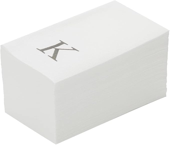 Luxenap 15.8 X 7.9 Inch Linen-Feel Guest Towels, 2000 Lettered Hand Towels