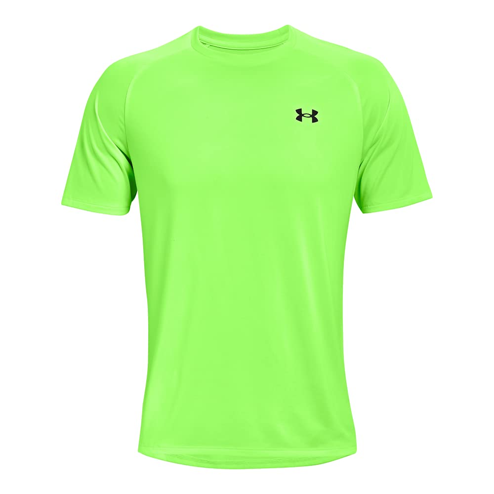 Under Armour Men's Tech 2.0 Short-Sleeve T-Shirt, Quirky Lime (752)/Black, Large