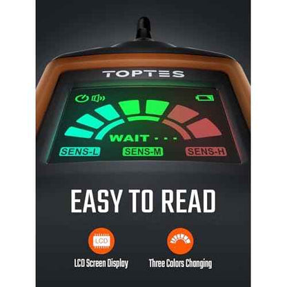 PT520A+ Rechargeable Gas Leak Detector, Natural Gas Detector with 17-inch Probe, Checking Combustible Leaks Like Propane, Methane, Butane for Home, HVAC and RV - Orange