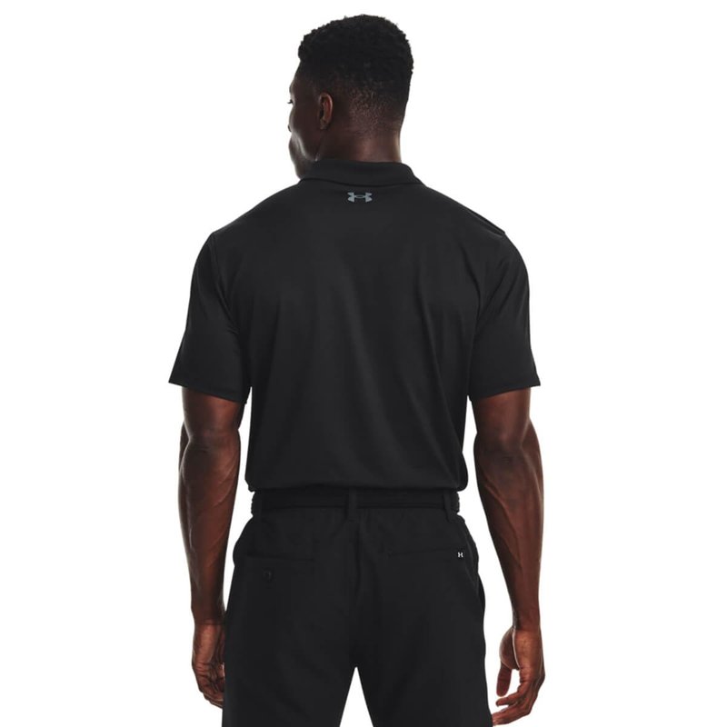 Under Armour Men's Performance 3.0 Polo, (001) Black / / Pitch Gray, Large
