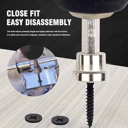 10pcs Magnetic Drywall Screwdriver Bits Set, PH2 Hexagonal Handle, 25mm x 5 Pcs & 50mm x 5 Pcs