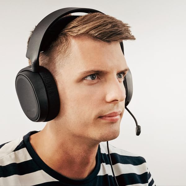 SteelSeries Arctis 3 - All-Platform Gaming Headset - for PC, PlayStation 5, Xbox One, Nintendo Switch - Black