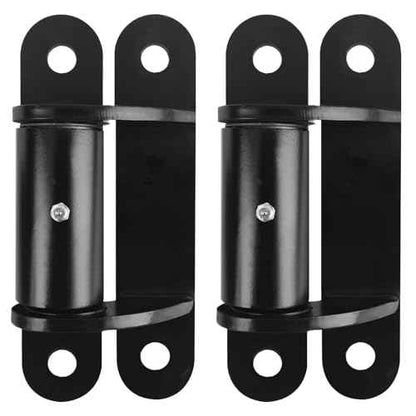 7" 2062P Heavy Duty Gate Hinges 1100lb Capacity - Bolt On/Weld On Carbon Steel Hinges for Driveway Gates, Fence & Barn Doors - Ball Bearing Design, Rust-Black Resistant Finish £¨2pcs£©
