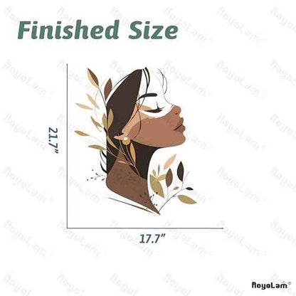 Boho Woman Wall Decals Removable Modern Feminine Vinyl Stickers for Living Room Girls Bedroom and Office Decor Peel and Stick Minimalist Wall Art