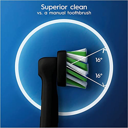 Oral B Cross Action Electric Toothbrush Replacement Brush Heads Refill, 4Count