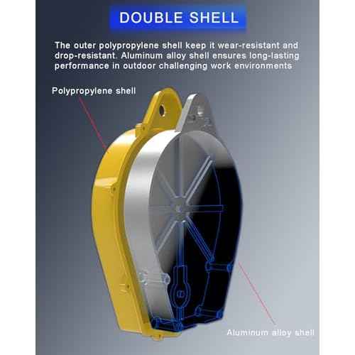 33FT RTOVZON Self Retracting Lifeline, Fall Arrest Fall Protection Dual Alloy Steel Hook Steel Wire Rope Heavy Duty Retractable Lanyard, Roofing Lifeline, SRL, Safety Lanyard