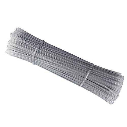 500 Pack 6 Inch Clear Plastic Twist Ties - Reusable Twisty Ties for Cords, Garbage Bags, Gardening and More - Durable, Flexible and Coated for Long-Lasting Use
