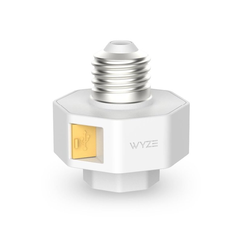 Wyze Lamp Socket v2 Power Adapter for Wyze Cam v3/v3 Pro/ v4/OG/Pan v3/Pan v4(Camera Sold Separately)