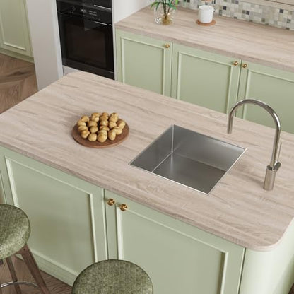 CRE8TIVE Beige Wood Wallpaper Peel and Stick Wood Grain Contact Paper Waterproof Light Wood Contact Paper for Cabinets Drawers 12"x80" Self Adhesive Wood Countertop Contact Paper for Kitchen Bathroom