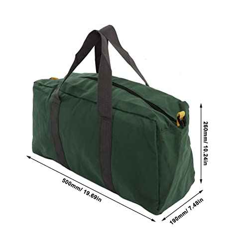 Estink Wide Mouth Tool Bag,20 Inch Multifunction Oxford, Hardware Parts Organizer Tool Bag for Storage Wrench, Screwdrivers, Plier, Nails(20 Inch)