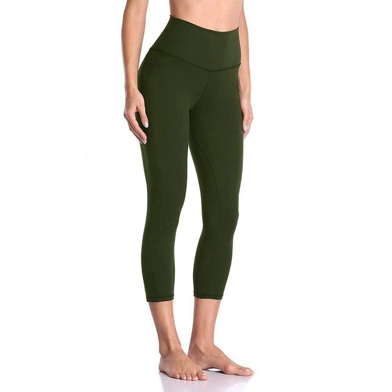 GAYHAY High Waisted Capri Leggings for Women - Soft Slim Yoga Pants for Running Cycling Workout
