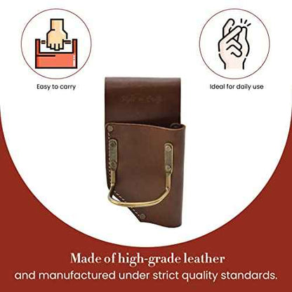 Style N Craft Pliers and Hammer Holder, Multi Tool Holder, Full-Grain Leather Tool Pouch