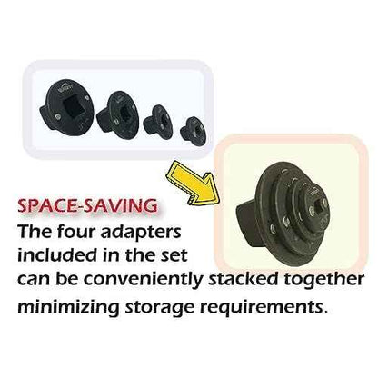 WAY win 4 piece Insert low-profile Impact Socket Adapter Set