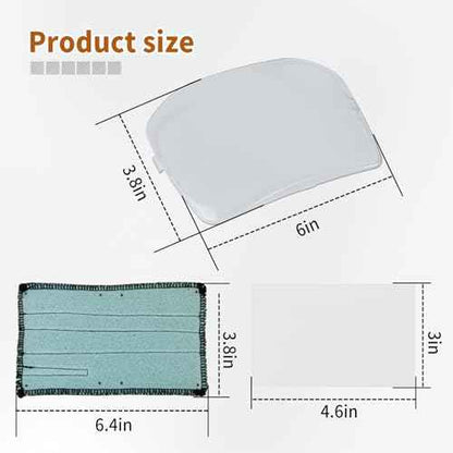06-0201-30 Outside Lenses For 9100XX and 9100XXVI Helmet/Hood,Welding Starter Kit 9100XX includes inside protection plates and a sweatband,2.80" x 4.20" ADF Viewing Area