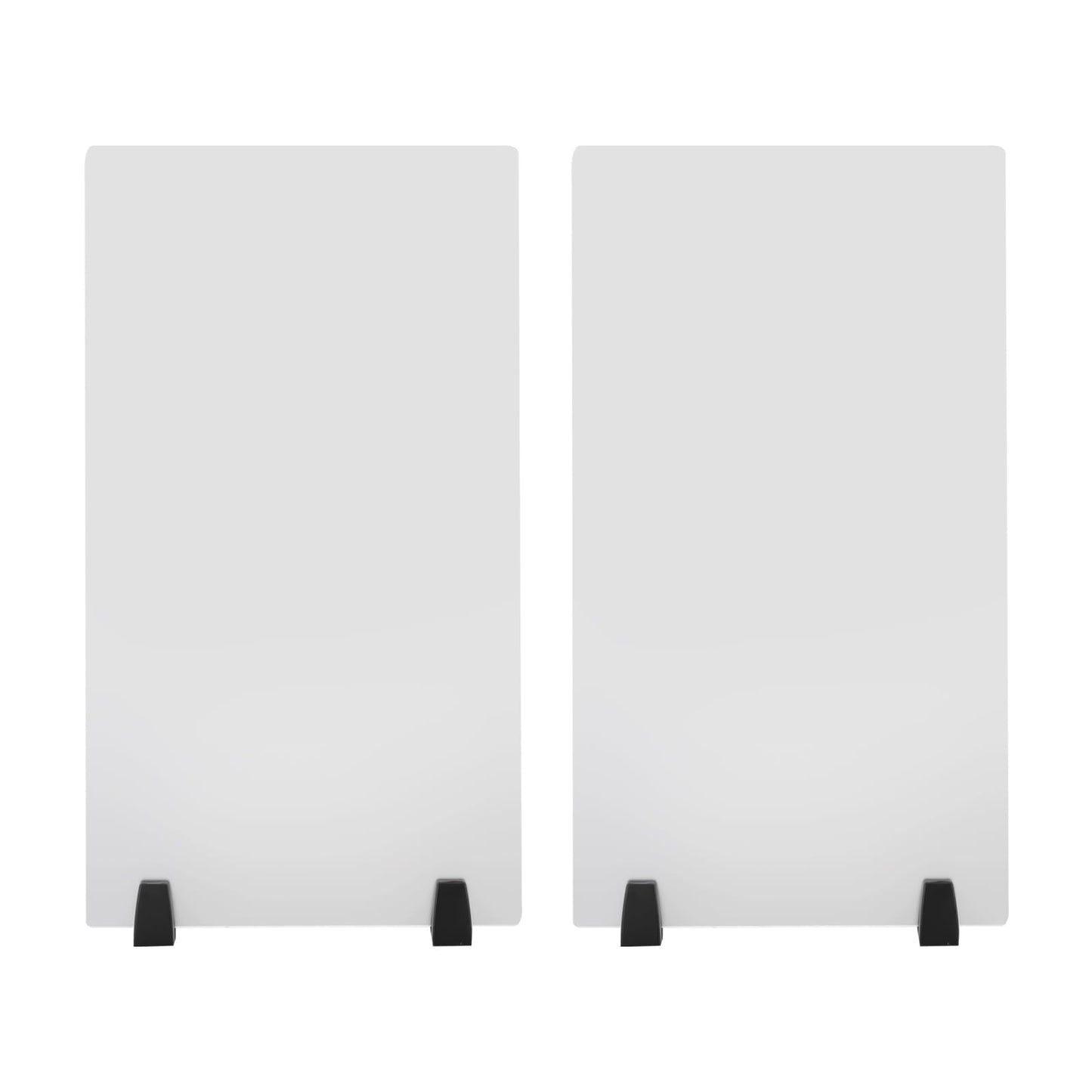 CUBELLIN 2Pcs Desk Privacy Panels 30 x 18inch Desk Partition Acrylic Desk Dividers Clamp-On Privacy Divider on Desk Partition Home, Classroom, Office Partitions