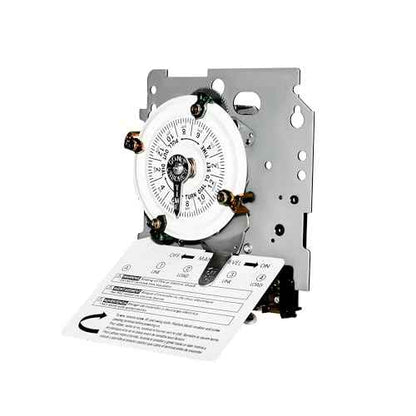 T104M Electromechanical Timer Switch Versatile Scheduling Manual Override,1-12 Cycles Per Day