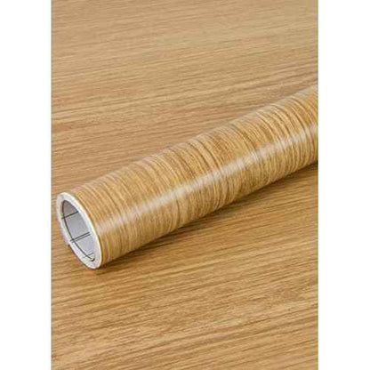 Fablon FAB10070 Oak Pale Adhesive Film, Brown