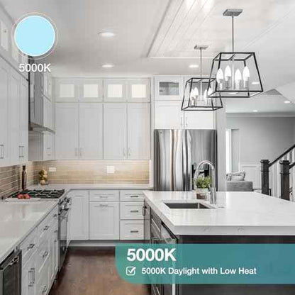 40 Pack Chandelier Light Bulbs 60 Watt Equivalent, Candelabra LED Light Bulbs, E12 LED Bulb Daylight 5000K, Type b Light Bulb 5.5W, Candelabra Base, 120V, B11 Candle Light Bulb, Non-Dimmable