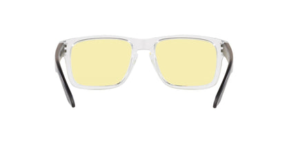 Oakley Men's OO9102 Holbrook Square Sunglasses, Clear/Prizm Gaming, 57 mm