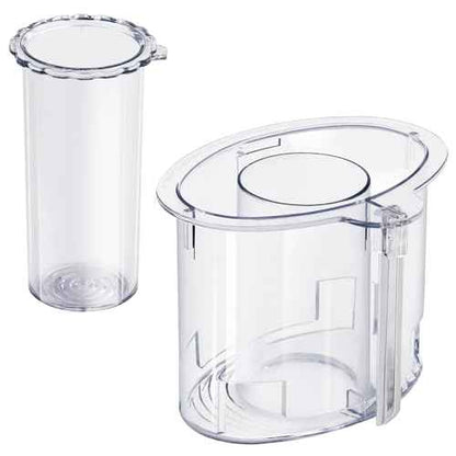 14-cup Large Pusher DLC-2014PT1 and Small Pusher DLC-2014SPT1-1, Compatible 4 Locking Tabs DLC-005AGTXT1 Bowl and DFP-14NWBCT1X Cover, Food Processor Parts Replacement Fits DFP-14 DLC-2014
