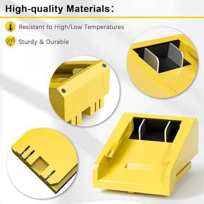 for Stacyc 12" and 16" for De.Walt 20v Battery Adapter, Double The Battery Life