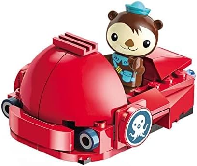 Building Block Ocean Adventure Octonauts GUP-X Launch and Rescue Vehicle &amp Barnacles Shellington Kwazii 395pcs Building Brick Set-No Package Box