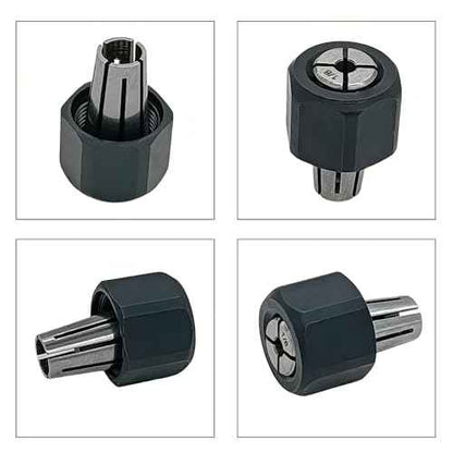 48-66-0975 48-66-2486 Replace for Milwaukee 14-46-0167 48-68-0031 Collet Nut 2485-20 2486-20 48-66-0974 1/8" (3.175mm) Collet 48-66-0985 Routers Self-Releasing Collet Chuck and Locking Nut Assembly