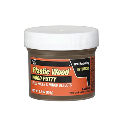 DAP Plastic Wood Wood Putty, Dark Walnut, 3.7 oz (7079821255)