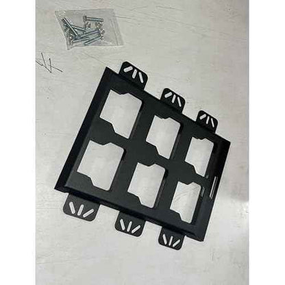 for milwaukee packout wall mount Packout Mounting Plate, Metal Base for Milwaukee Toolboxes, milwaukee mounting plate Wall or Floor Mount (1 Half Width Black)