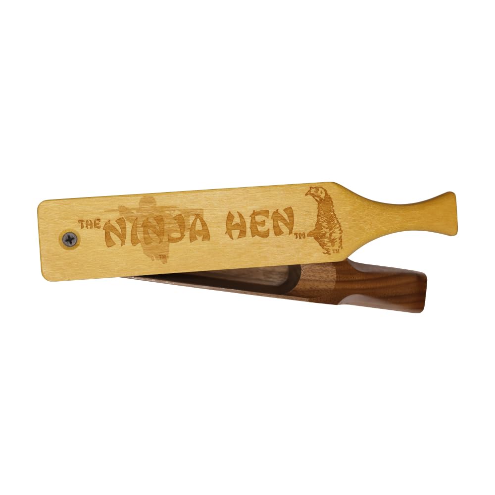 Woodhaven Calls Custom Calls The Ninja Walnt Bttm Yllwheart Lid WH088