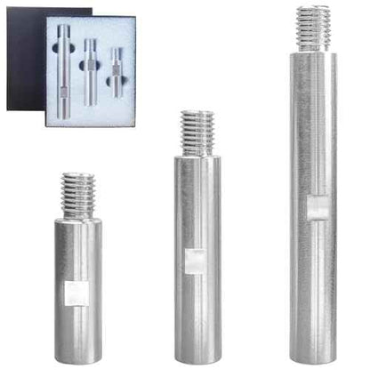 ?????????????? 5/8"-11 Thread Rotary Extension Shaft Set for Rotary Polisher Car Polisher Polishing Pads Backing Plate Electric Polisher 3pcs Angle Grinder Extension Connecting Rod