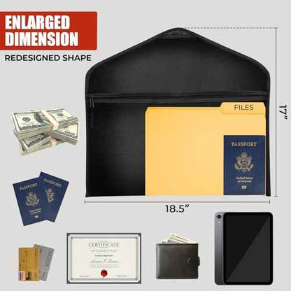ROLOWAY Hanger Diversion Fireproof Safe, Hidden Compartment for Home & Travel, Secret Safe for Cash Hiding Under Clothes