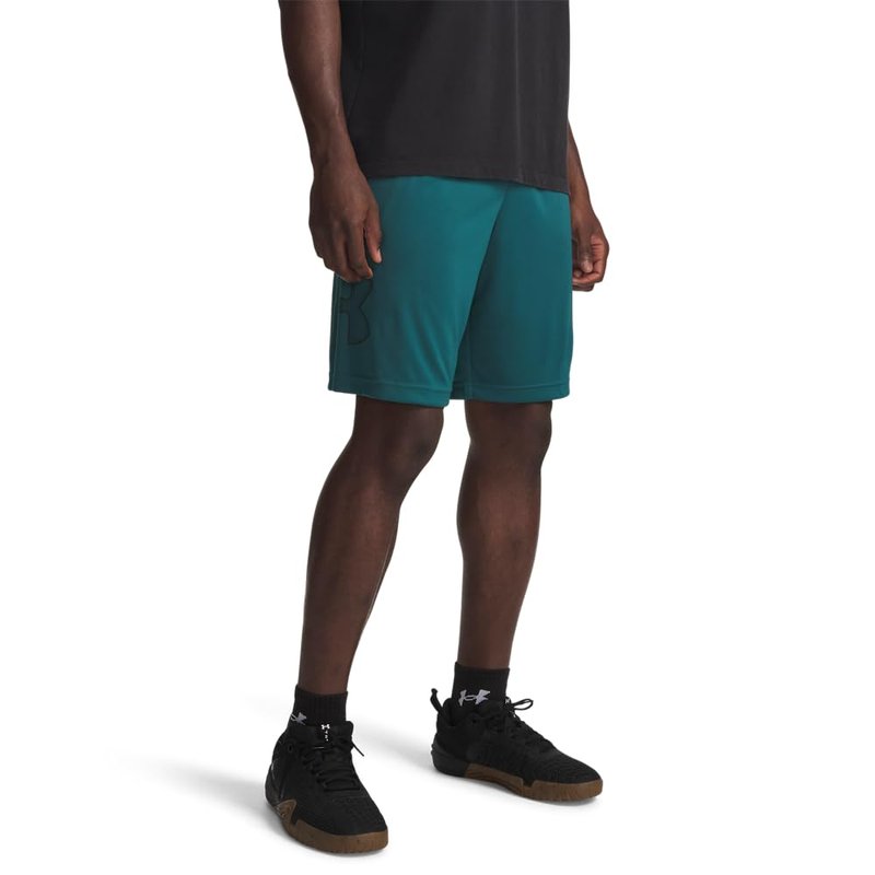 Under Armour Men's Tech Graphic 10" Shorts, (338) Rack Green / / Black, Large Tall