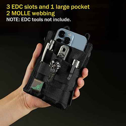 VIPERADE VE16 EDC Pouch, EDC Organizer for Men - Pocket Organizer Multitool Pouch Wallet for EDC Gears