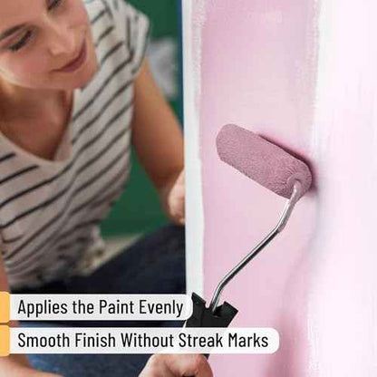 Bates- 4 Inch Paint Roller Kit, 11 pcs, Small Paint Roller Kit, 1x Plastic Paint Tray, 1x Roller Frame & 9X Microfiber Covers