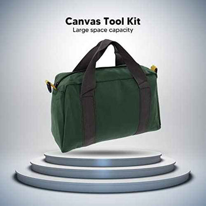 Tool Bag, Wideangle Tool Bag, Waterproof, Strong Carrying Capacity, Widened Large Zipper, Widely Used for Wood Screwdrivers (41cm/16in)