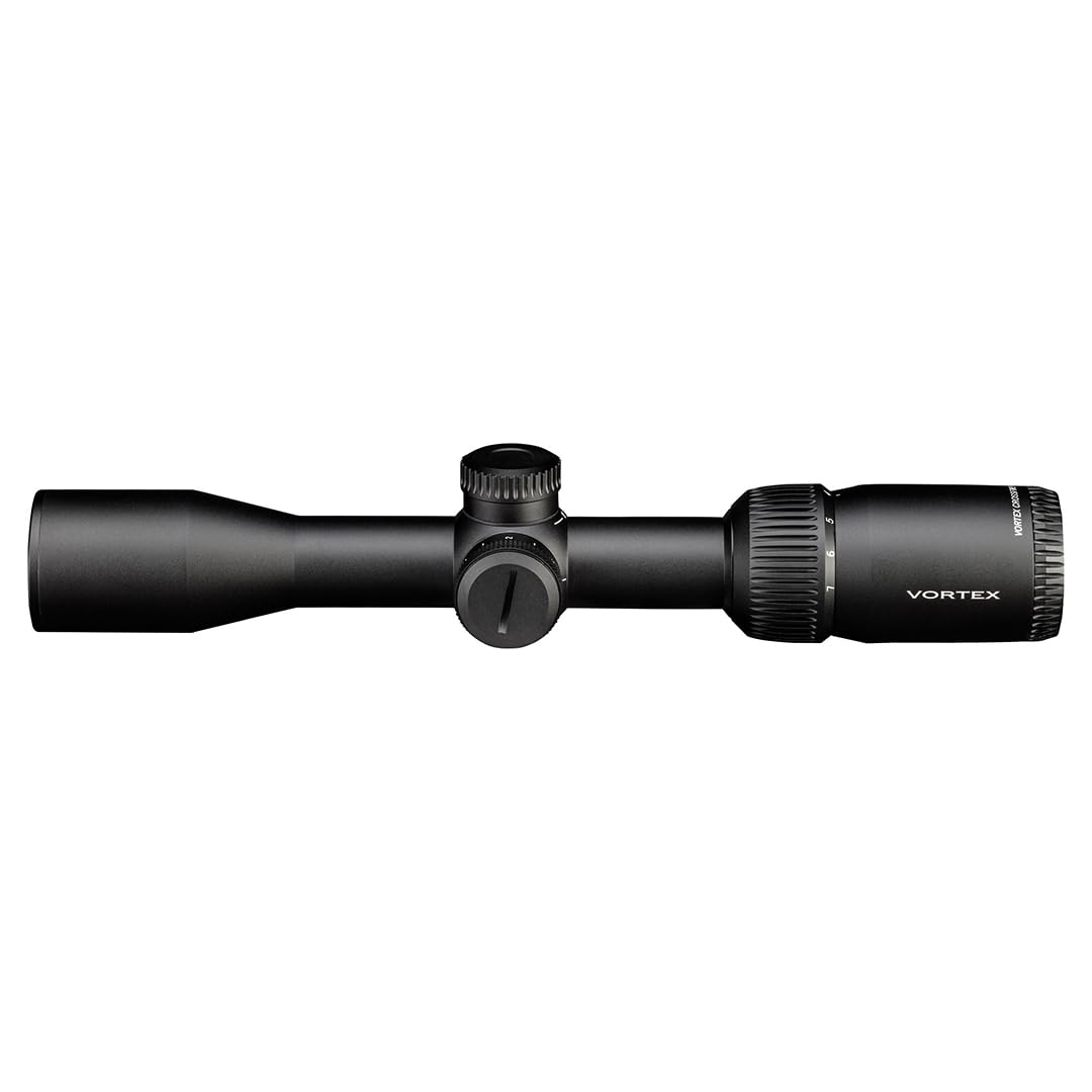 Vortex Crossfire HD 2-7x32 Second Focal Plane, 1-inch Tube Riflescope - Illuminated Dead-Hold 2A BDC MOA