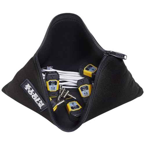 Klein Tools VDV770-127 Replacement Zipper Pouch for Scout Pro 3 Tester and Remote Expansion Kit, Made of Durable Nylon, Black