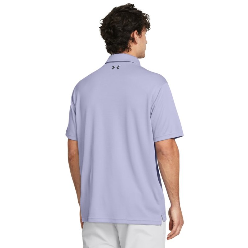 Under Armour Men's Tech Golf Polo, (539) Celeste / / Pitch Gray, Large