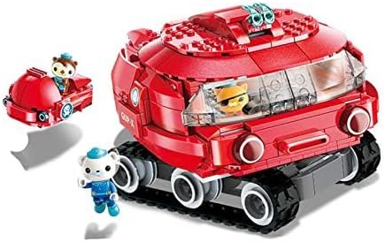 Building Block Ocean Adventure Octonauts GUP-X Launch and Rescue Vehicle &amp Barnacles Shellington Kwazii 395pcs Building Brick Set-No Package Box