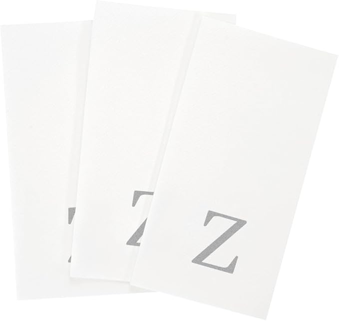 Luxenap 15.8 X 7.9 Inch Linen-Feel Guest Towels, 2000 Lettered Hand Towels