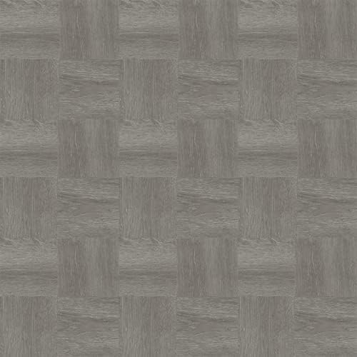 Tivoli Self Adhesive Vinyl Floor Tiles, 45 Tiles - 12" x 12", Light Oak Plank-Look - Peel & Stick, DIY Flooring for Kitchen, Dining Room, Bedrooms, Basements & Bathrooms by Achim Home Decor