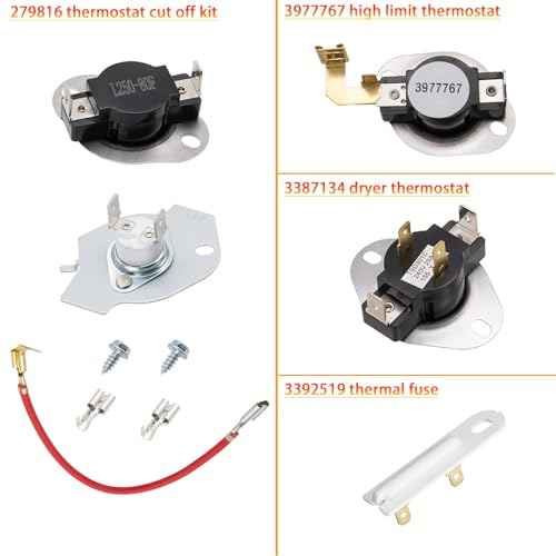 Dryer Heating Element Kit Replace for Whirlpool WED5300VW0 WED5000VQ0 WED5100SQ0 WED5000DW1 WED5000DW2 WED5010LW0 WED5010LW1 WED5200VQ0 WED5200VQ1 WED5050LW0 WED5050LW1 WED5200TQ0