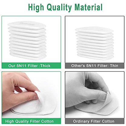 FNWD 20 PCS 5P71 Particulate Filter Compatible with 5P71, Installed on 501 Filter Retainer Replacement for 6100 6200 6800 7501 7502 (20pcs)