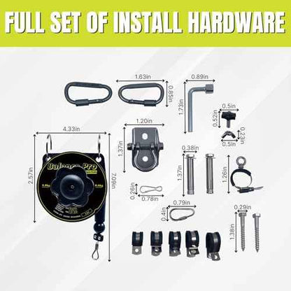 Tool Balancer,1.3?6.6 lbs Spring Balancerwith 79" Retractable Cable ? Adjustable Hanging Tool Holder for Workshop, Assembly Line, and Light Industrial Use