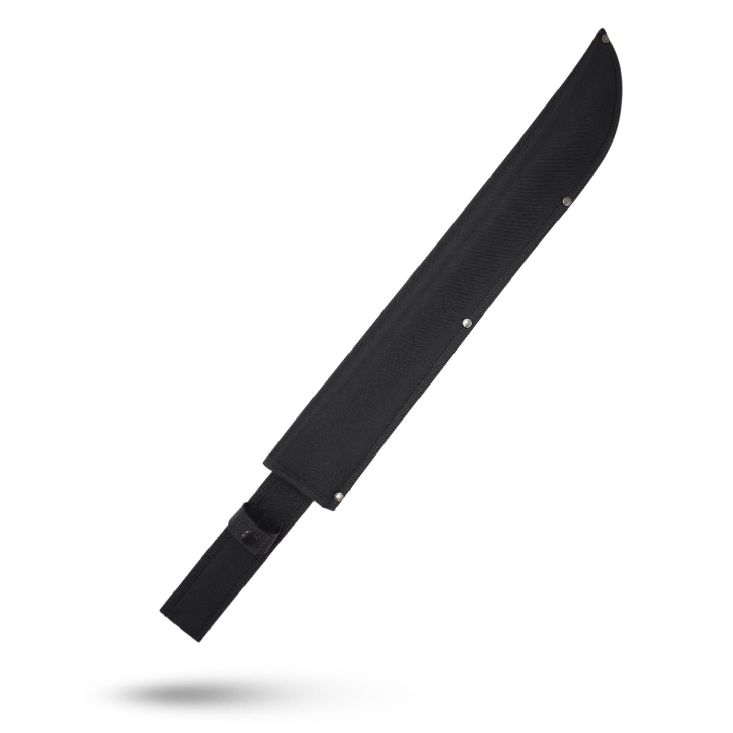Snake Eye Tactical Full-Tang Machete – Heavy Duty Fixed Blade Survival Tool with Reinforced Nylon Sheath for Camping, Hunting, and Bushcraft