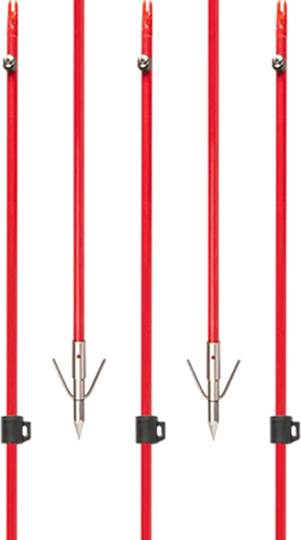 Cajun Bowfishing Fiberglass Arrow with Piranha XT Point - Innovative Design, Extreme Durability, and Quick Fish Removal